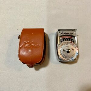 Vintage Kalimar Exposure Meter in Brown Leather Case - Model A-1 No.39152